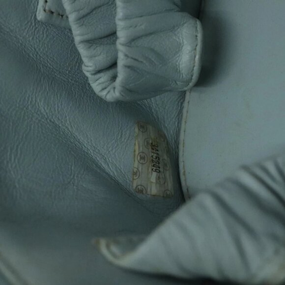 CHANEL Matelasse Vanity Cosmetic Pouch Lamb Skin Blue Gold CC Auth yk15445 - Picture 3 of 16